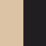 Beige and Black